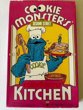 Sesame Street Cookie Monster’s Colorforms Kitchen